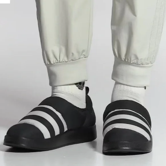 adidas Puffylette Black - Picture 2 of 8